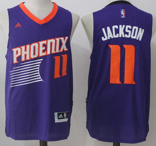 Suns #11 Josh Jackson Purple Road Stitched NBA Jersey