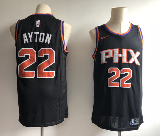 Suns 22 Deandre Ayton Black Nike Swingman Jersey Suns 22 Deandre Ayton Black Nike Swingman Jersey