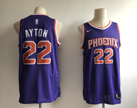 Suns 22 Deandre Ayton Purple Nike Swingman Jersey Suns 22 Deandre Ayton Purple Nike Swingman Jersey