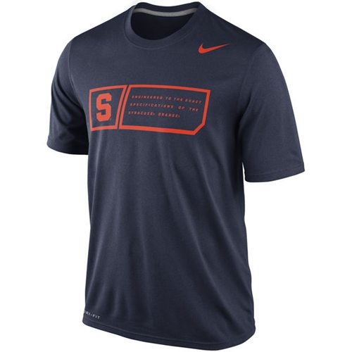 Syracuse Orange Training Day Legend Dri-FIT Performance T-Shirt Navy Blue