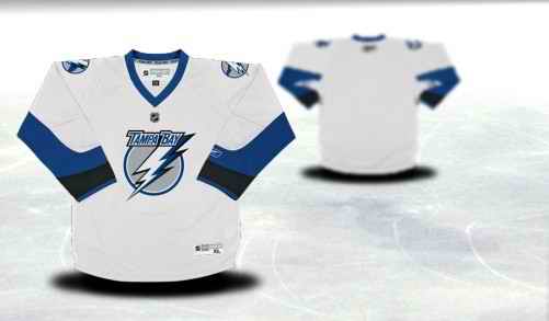 Tampa Bay Lightning Youth Customized White Jersey
