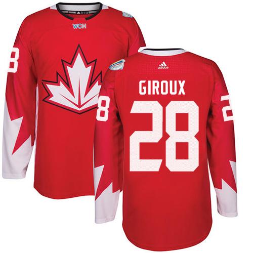 Team CA. #28 Claude Giroux Red 2016 World Cup Stitched NHL Jersey Team CA. #28 Claude Giroux Red 2016 World Cup Stitched NHL Jersey