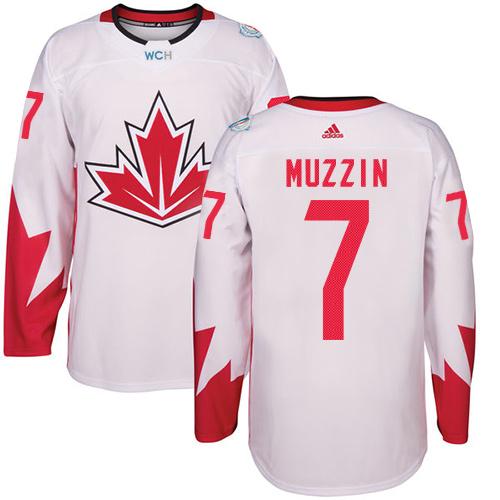 Team CA. #7 Jake Muzzin White 2016 World Cup Stitched NHL Jersey Team CA. #7 Jake Muzzin White 2016 World Cup Stitched NHL Jersey