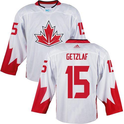 Team Canada #15 Ryan Getzlaf White 2016 World Cup Stitched Youth NHL Jersey