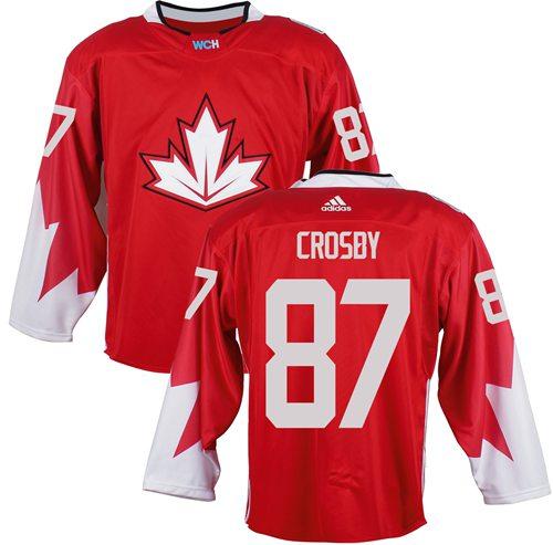 Team Canada #87 Sidney Crosby Red 2016 World Cup Stitched Youth NHL Jersey