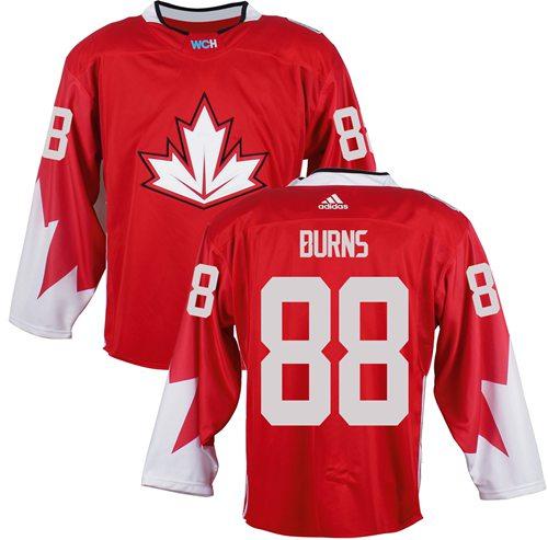 Team Canada #88 Brent Burns Red 2016 World Cup Stitched Youth NHL Jersey