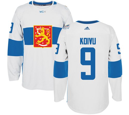 Team Finland #9 Mikko Koivu White 2016 World Cup Stitched NHL Jersey Team Finland #9 Mikko Koivu White 2016 World Cup Stitched NHL Jersey