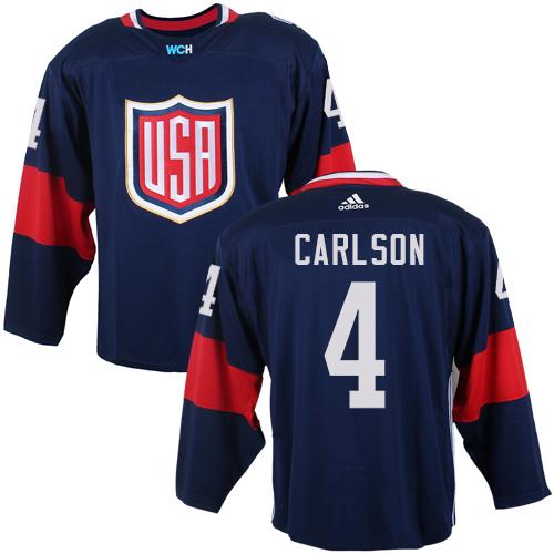 Team USA #4 John Carlson Navy Blue 2016 World Cup Stitched Youth NHL Jersey Team USA #4 John Carlson Navy Blue 2016 World Cup Stitched Youth NHL Jersey