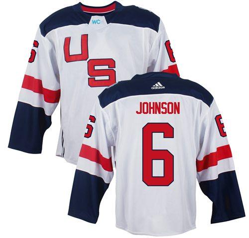Team USA #6 Erik Johnson White 2016 World Cup Stitched Youth NHL Jersey Team USA #6 Erik Johnson White 2016 World Cup Stitched Youth NHL Jersey