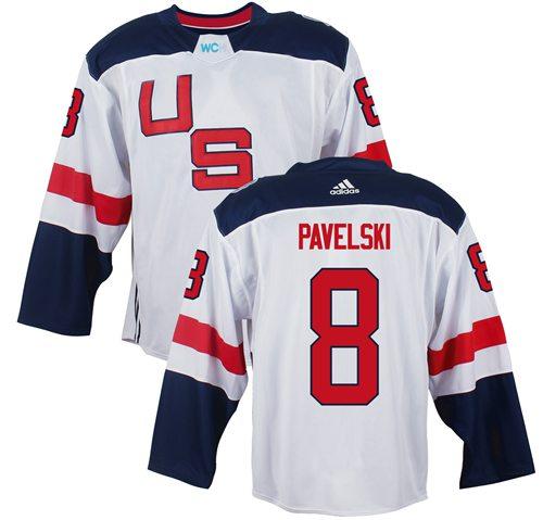 Team USA #8 Joe Pavelski White 2016 World Cup Stitched NHL Jersey Team USA #8 Joe Pavelski White 2016 World Cup Stitched NHL Jersey