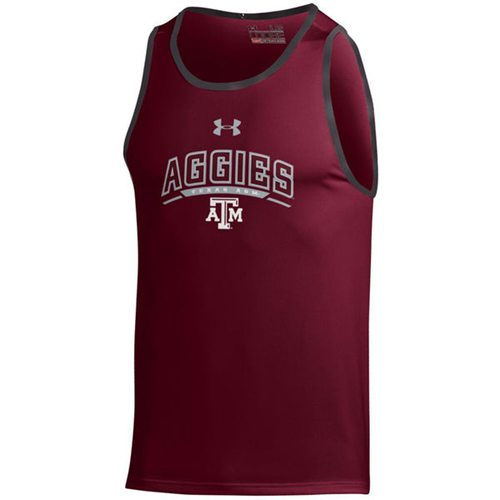 Texas A&M Aggies Under Armour Tech Tank Top Maroon