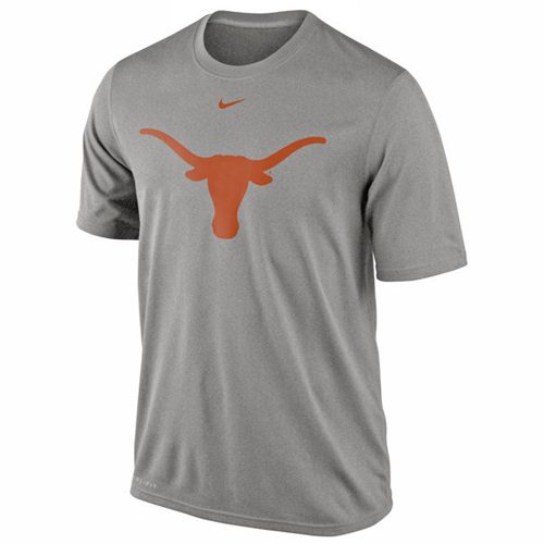 Texas Longhorns Logo Legend Dri-FIT Performance T-Shirt Gray