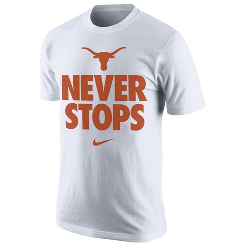 Texas Longhorns Nike Bench Legend Dri-FIT T-Shirt White