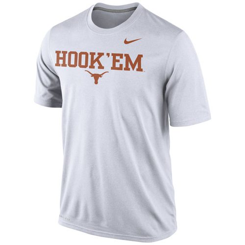 Texas Longhorns Nike Legend Authentic Local Performance T-Shirt White