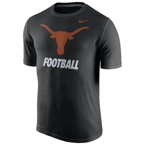 Texas Longhorns Nike Sideline Legend Logo Performance T-Shirt Navy