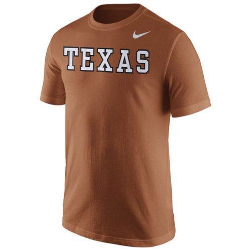 Texas Longhorns Nike Wordmark T-Shirt Burnt Orange