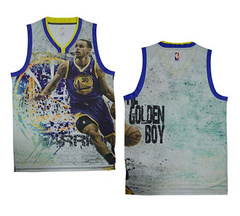 The NBA moments version of the golden state warriors garage when dribbling blank jersey vests