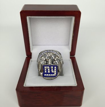 The NFL New York giants in 2011 championship ring