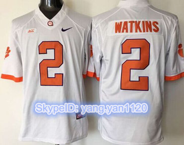 Tigers #2 Sammy Watkins White Limited Stitched NCAA Jersey