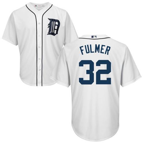 Tigers #32 Michael Fulmer White Cool Base Stitched Youth MLB Jersey Tigers #32 Michael Fulmer White Cool Base Stitched Youth MLB Jersey