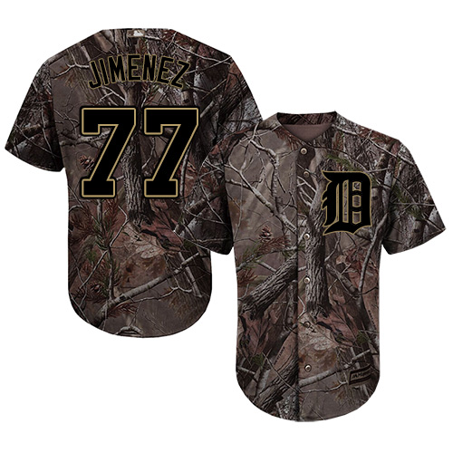 Tigers #77 Joe Jimenez Camo Realtree Collection Cool Base Stitched Baseball Jersey Tigers #77 Joe Jimenez Camo Realtree Collection Cool Base Stitched Baseball Jersey