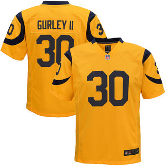 Todd Gurley Los Angeles Rams Nike Youth Color Rush Game Jersey - Gold Todd Gurley Los Angeles Rams Nike Youth Color Rush Game Jersey - Gold