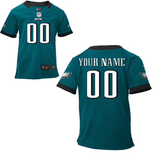 Toddler Nike Philadelphia Eagles Customized Game Team Color Jersey