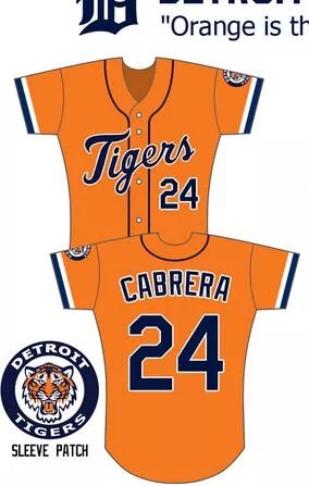 Toddler Tigers #24 Miguel Cabrera Orange Alternate Stitched MLB Jersey