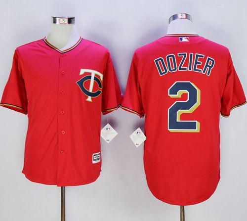 Twins #2 Brian Dozier Red New Cool Base Stitched MLB Jersey Twins #2 Brian Dozier Red New Cool Base Stitched MLB Jersey