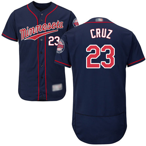 Twins #23 Nelson Cruz Navy Blue Flexbase Authentic Collection Stitched Baseball Jersey Twins #23 Nelson Cruz Navy Blue Flexbase Authentic Collection Stitched Baseball Jersey