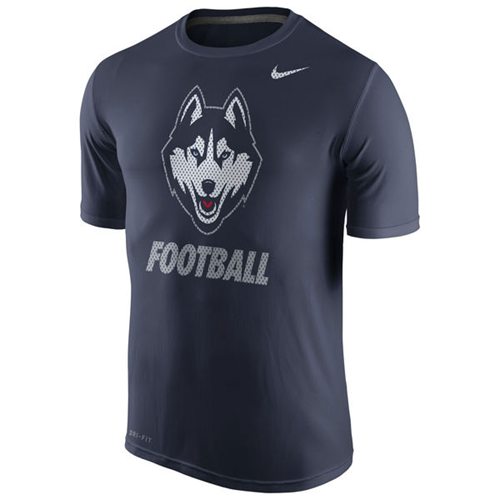 UConn Huskies Nike 2015 Sideline Dri-FIT Legend Logo T-Shirt Navy
