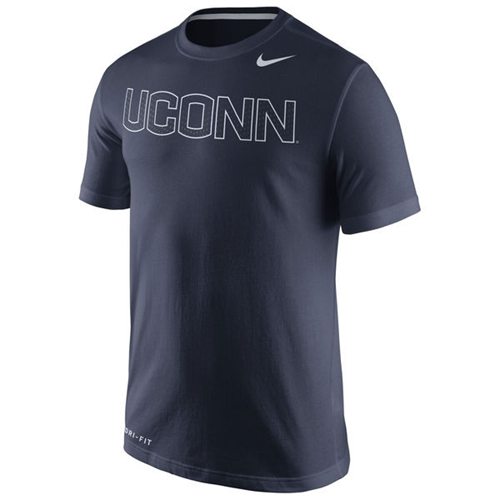 UConn Huskies Nike Performance Travel T-Shirt Navy