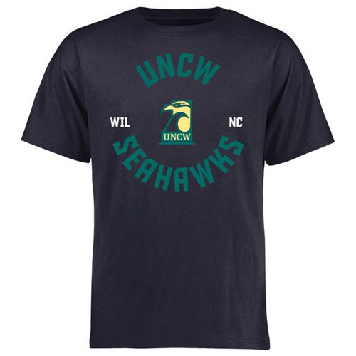 UNC Wilmington Seahawks Big & Tall Pumped Up T-Shirt Navy