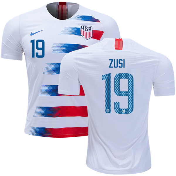 USA #19 Zusi Home Soccer Country Jersey USA #19 Zusi Home Soccer Country Jersey