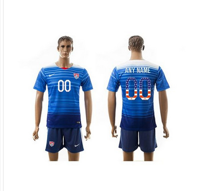 USA Personalized Independence Day Away Soccer Country Jersey USA Personalized Independence Day Away Soccer Country Jersey