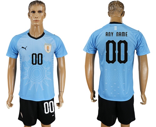 Uruguay Personalized Home Soccer Country Jersey