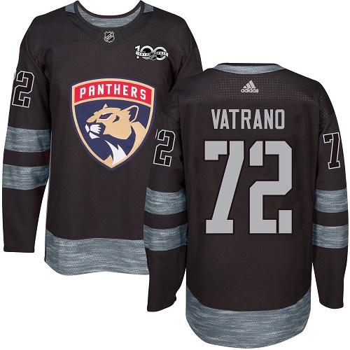 VAdidas Panthers #72 Frank Vatrano Black 1917-2017 100th Anniversary Stitched NHL Jersey
