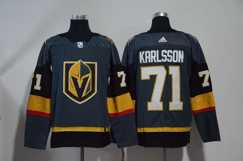 Vegas Golden Knights #71 William Karlsson Gray Adidas Jersey