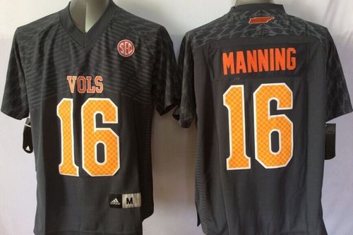 Vols #16 Peyton Manning Black Stitched Youth NCAA Jersey Vols #16 Peyton Manning Black Stitched Youth NCAA Jersey