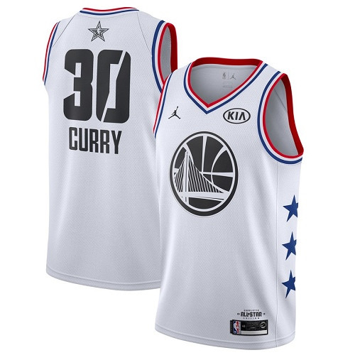 Warriors #30 Stephen Curry White Women's Basketball Jordan Swingman 2019 All-Star Game Jersey Warriors #30 Stephen Curry White Women's Basketball Jordan Swingman 2019 All-Star Game Jersey