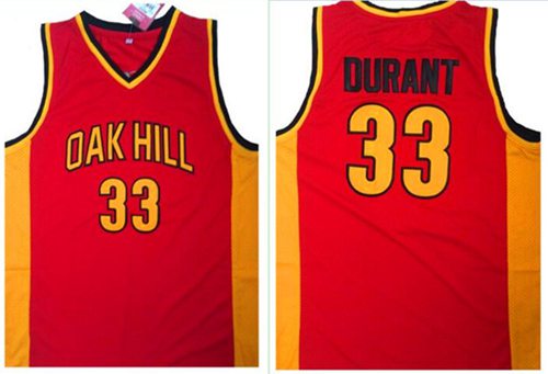 Warriors #33 Kevin Durant Red Oak Hill Academy High School Stitched NBA Jersey Warriors #33 Kevin Durant Red Oak Hill Academy High School Stitched NBA Jersey