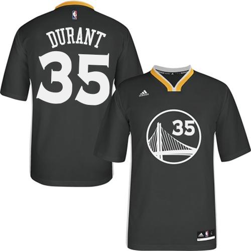 Warriors #35 Kevin Durant Black Slate Stitched NBA Jersey Warriors #35 Kevin Durant Black Slate Stitched NBA Jersey