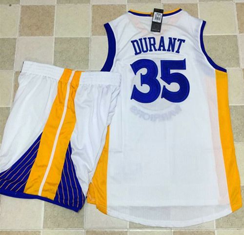 Warriors #35 Kevin Durant White A Set Stitched NBA Jersey Warriors #35 Kevin Durant White A Set Stitched NBA Jersey