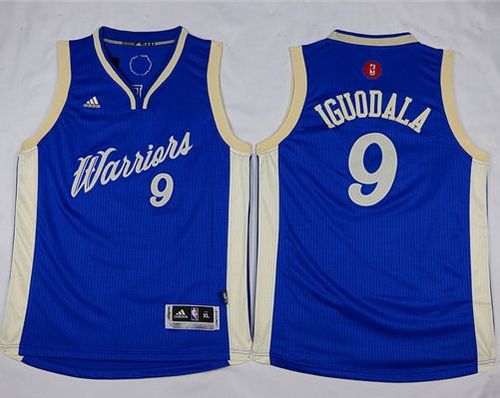 Warriors #9 Andre Iguodala Blue 2015-2016 Christmas Day Stitched Youth NBA Jersey Warriors #9 Andre Iguodala Blue 2015-2016 Christmas Day Stitched Youth NBA Jersey