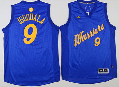 Warriors #9 Andre Iguodala Blue 2016-2017 Christmas Day Stitched NBA Jersey Warriors #9 Andre Iguodala Blue 2016-2017 Christmas Day Stitched NBA Jersey