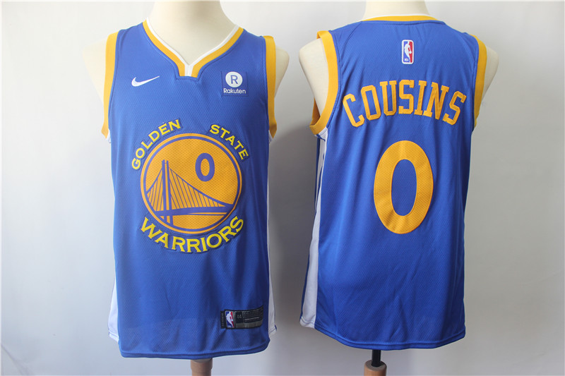 Warriors-0-DeMarcus-Cousins-Royal-Nike-Swingman-Jersey