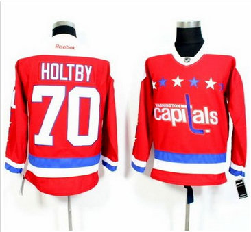 Washington Capitals #70 Braden Holtby Red Alternate Stitched NHL Jersey Washington Capitals #70 Braden Holtby Red Alternate Stitched NHL Jersey