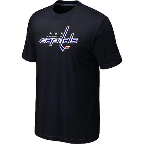 Washington Capitals Big & Tall Logo Black NHL T-Shirt