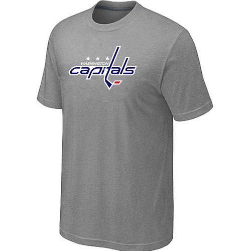 Washington Capitals Big & Tall Logo Grey NHL T-Shirt