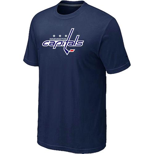 Washington Capitals Big & Tall Logo Midnight Blue NHL T-Shirt